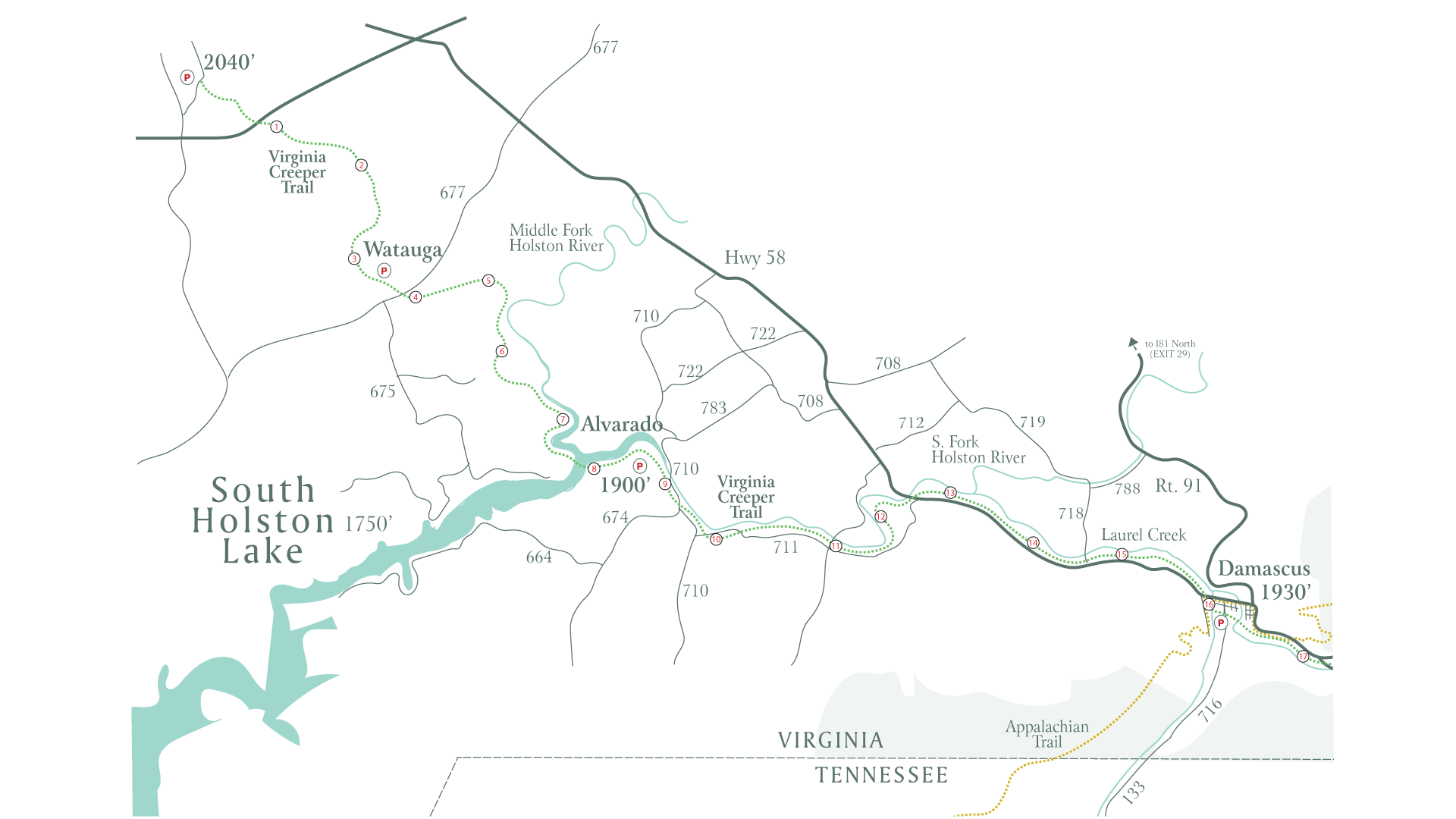 Va Creeper Trail - to Abingdon